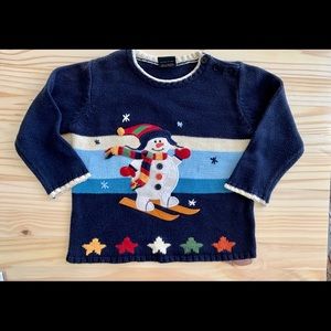 Children’s Place Boys Snowman Sweater Size 3T
